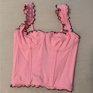 Pink Urban Outfitters Corset